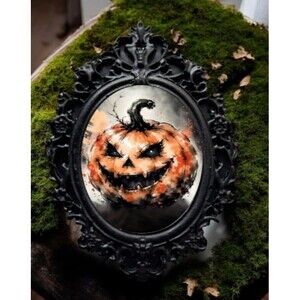 Pumpkin Spice Pin - Jack-O-Lantern Badge Halloween Fall Pumpkin Patch Pin